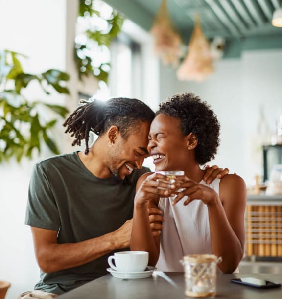Stock Photo of Couple Laughing-WELCOME.