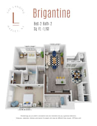 Floor Plan Brigantine