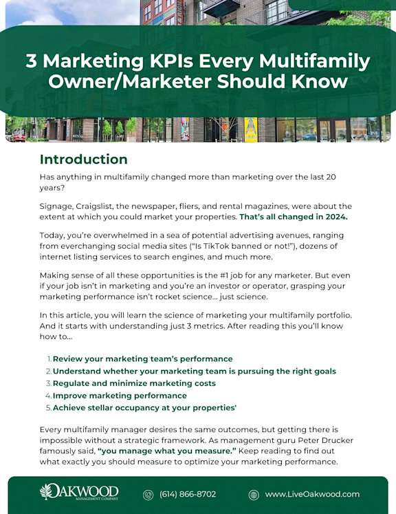 a flyer for a marketing kpis everymutuality owner market should know