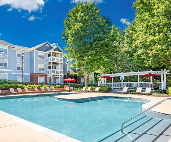 The Village Swimming Pool at The Village Apartments, Raleigh, 27615