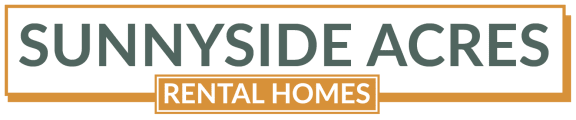 a graphic of the sunnyside acres rental homes logo