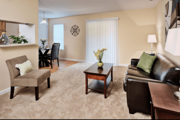 Furnished living room