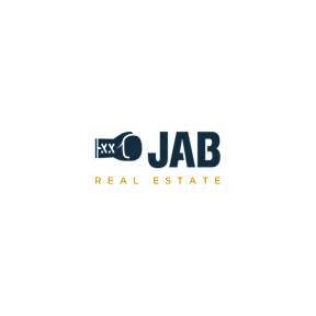 a futuristic looking logo for a real estate company