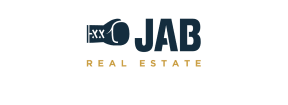 a futuristic looking logo for a real estate company