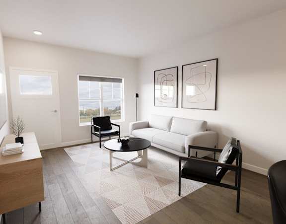 Classic Living Room Design at Solhaven Grand Chute, Appleton, Wisconsin