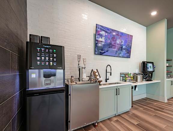 our apartments showcase a beautiful kitchen