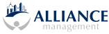 a green background with the words alliance management on it