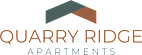 The image is a logo for Quarry Ridge Apartments.
