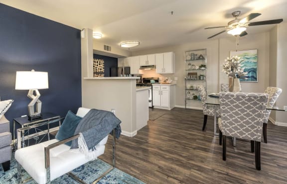 Furnished Living Room at Bella Vista Apartments