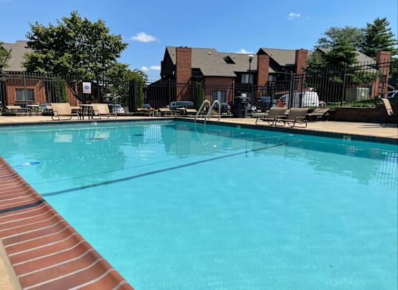 the swimming pool at our apartments