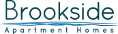 the logo for brookside apartment homes
