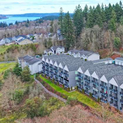 Aerial view at The Charleston Port Orchard, Washington