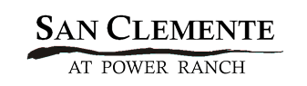 The image is of a logo for San Clemente at Power Ranch.
