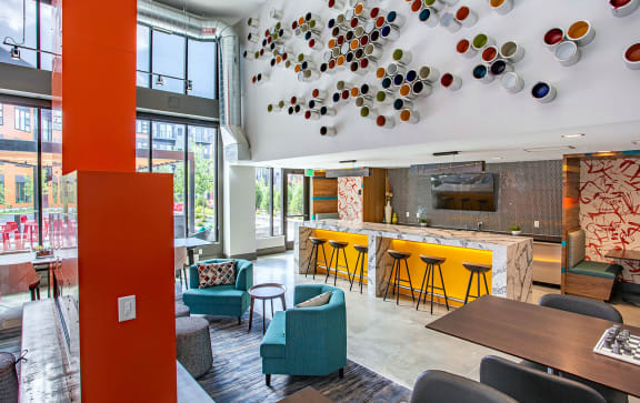 Community Room at Union Flats, St. Paul, MN 55114