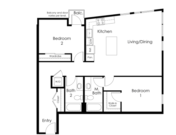 Two bedroom Two bathroom