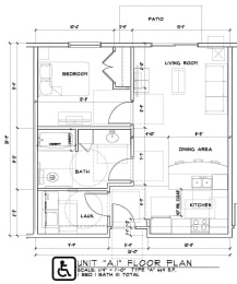  Floor Plan 1 Bedroom 1 Bathroom