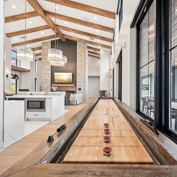 Game room at The Garrison Luxury Apartment Homes, Fountain, CO