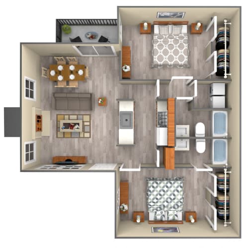 Floor Plan  B2- VL/LI