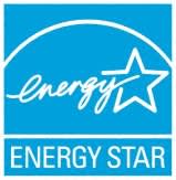 A blue logo with a white star and the word Energy written in cursive.