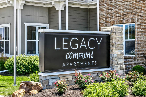 Community Entrance at Legacy Commons, Omaha NE 68130
