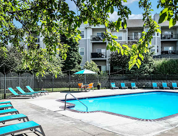 Pool View at Autumn Grove Apartments, Omaha, Nebraska