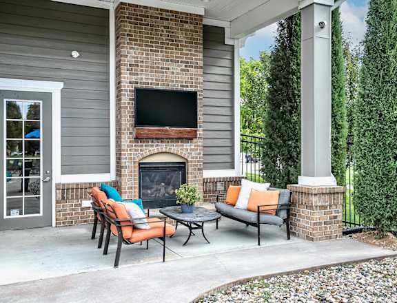 Outdoor Firepit Patio at Legacy Commons, Nebraska, 68130