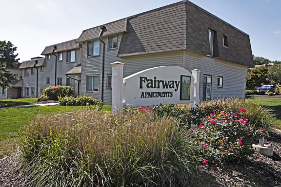 Property exterior at Fairway Apartments in Ralston, NE