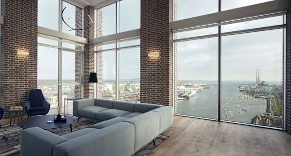 Port Views from Capital Dock Penthouse