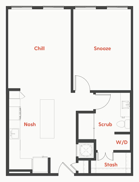 A1a Floor Plan The Rise