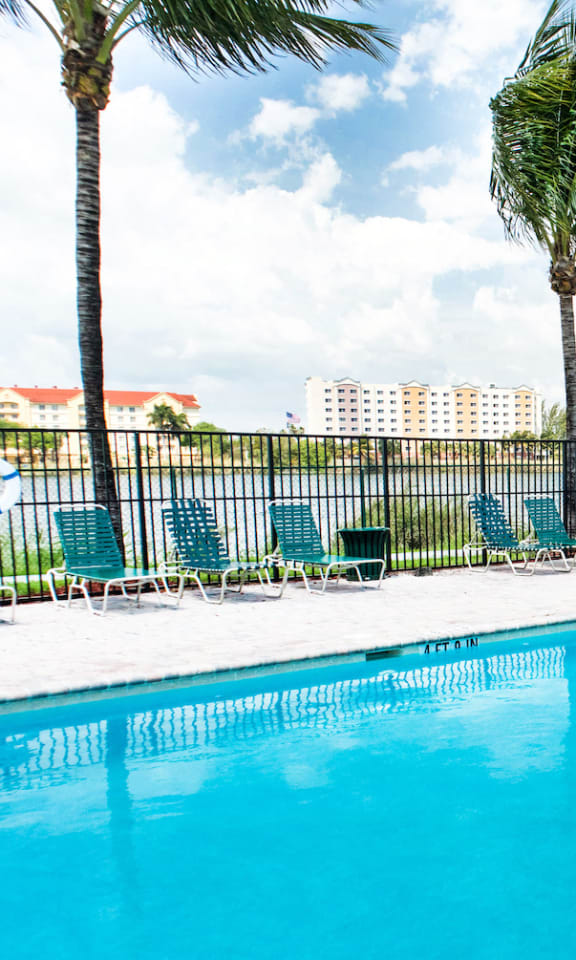 Lakeside Pool at Crystal Lake Apartments