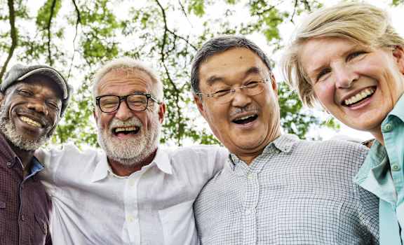 Casa San Pablo Senior apartments in Daytona Beach, FL residents having fun
