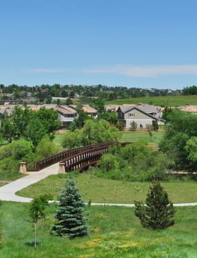 Beautiful Landscaping at Englewood Apartments near Southlands Mall