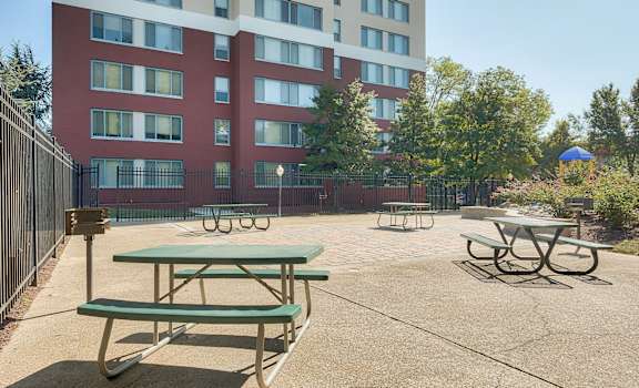 Steward Tower Apartments Patio