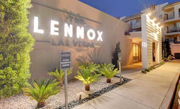 the facade  at The Lennox, Las Vegas, NV