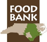 a sign that says food bank with a map of australia in the background