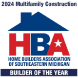 A logo for the Home Builders Association of Southeastern Michigan.