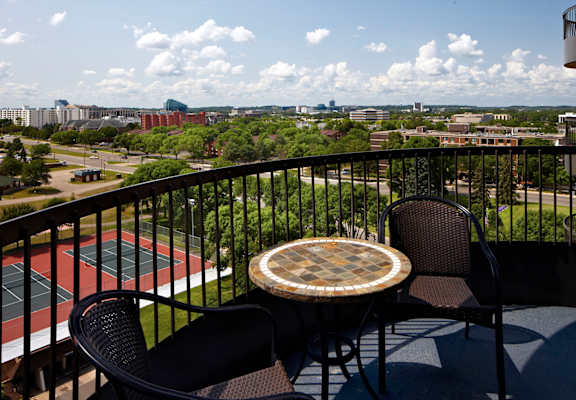 View From Balcony at Durham, Edina, Minnesota