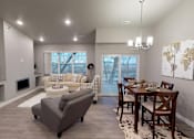 Thumbnail 3 of 64 - image of living room and dining room