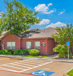 our apartments offer a parking lot in front of our building