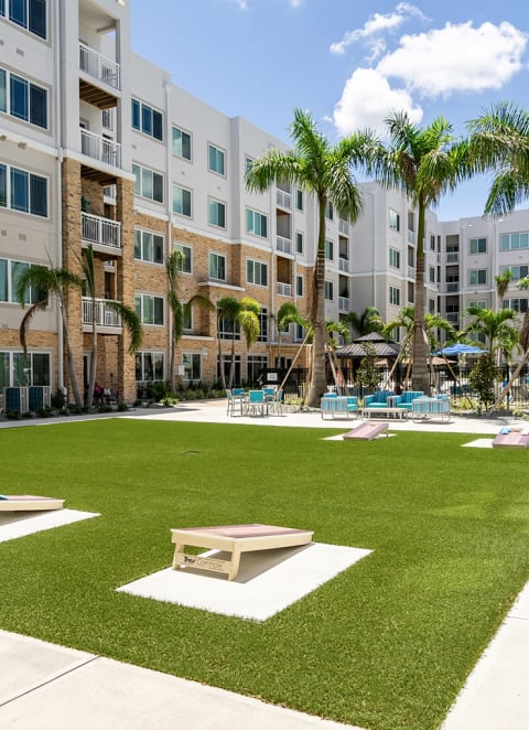 Cornhole  at Heron Ridge 62+ Apartments, Kissimmee, FL