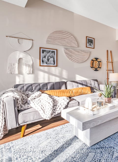 Living Area at The Landings at Silver Lake Village, St. Anthony, 55421