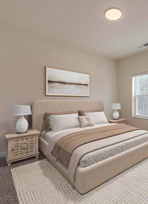 Bedroom at Shannon Reserve 55+ Apartments, Union City, GA, 30291