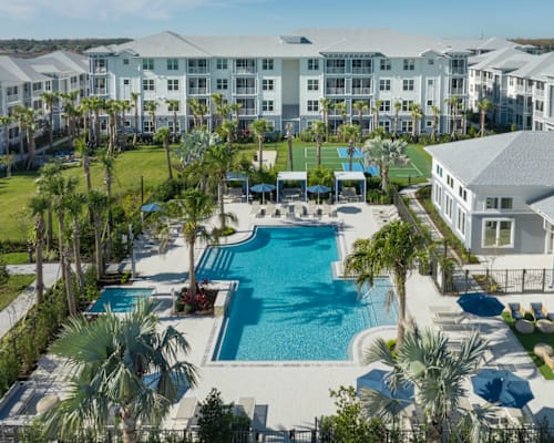 Apartments with a Pool at The Gallery Luxury Apartments in Trinity FL