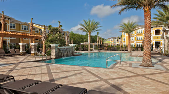 Pool at Bennett Creek Apartments in Jacksonville, FL