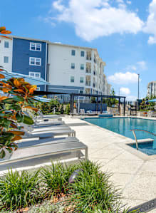 Resort-Style Pool at Ivy Heights Apartments in Austin