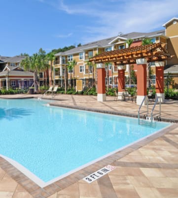 Resort-Style Pool at Grand Reserve Apartments in Zephyrhills, FL