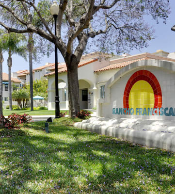 Green community at Rancho Franciscan Senior Apartments, Santa Barbara, CA