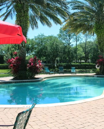 Pool Deck at Villa Valencia Apartments, Orlando