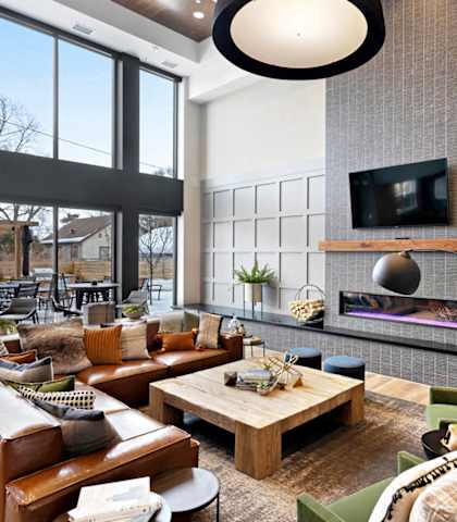 Community Room at Millberry Apartments, St. Paul, MN 55114
