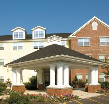 Leasing Office Exterior at The Pines at Tinton Falls Senior Apartments in Tinton Falls NJ